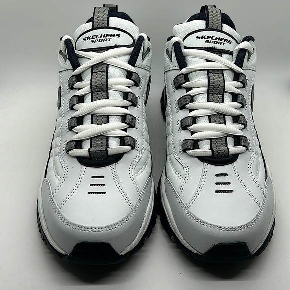 Skechers Sport NIB Energy After Burn White/Navy Sneakers Shoes **Size 8** - Picture 2 of 6